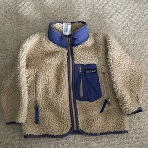 Kids’ XXS Oatmeal Full-Zip Retro-X Jacket